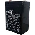 Global Equipment Global Industrial„¢ Replacement 6V 4Ah Lead-Acid Rechargeable Battery For 318503 & 224241 6V 4Ah Lead-Acid Rechargeable Battery